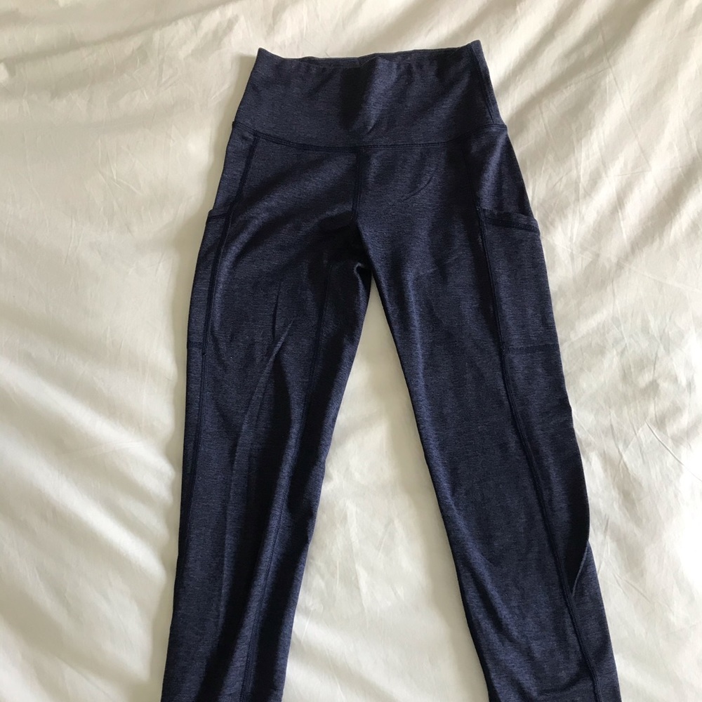 Navy Aerie Play Leggings with pockets